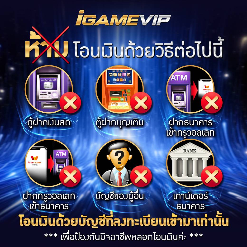 วิธีฝากเงิน